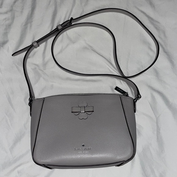 Grey Kate Spade small- mediumish crossbody bag. - Picture 1 of 8